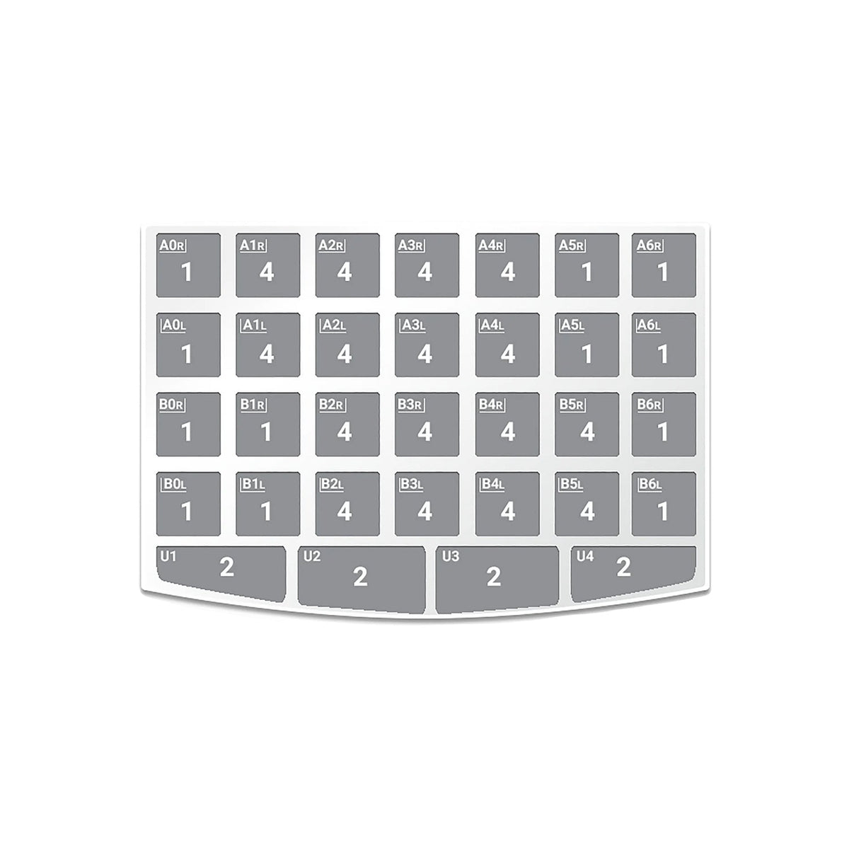 NuSmile - ZR Anterior Pediatric Crowns Professional Kit 84 Crowns - Zirkonia Pediatric Crowns