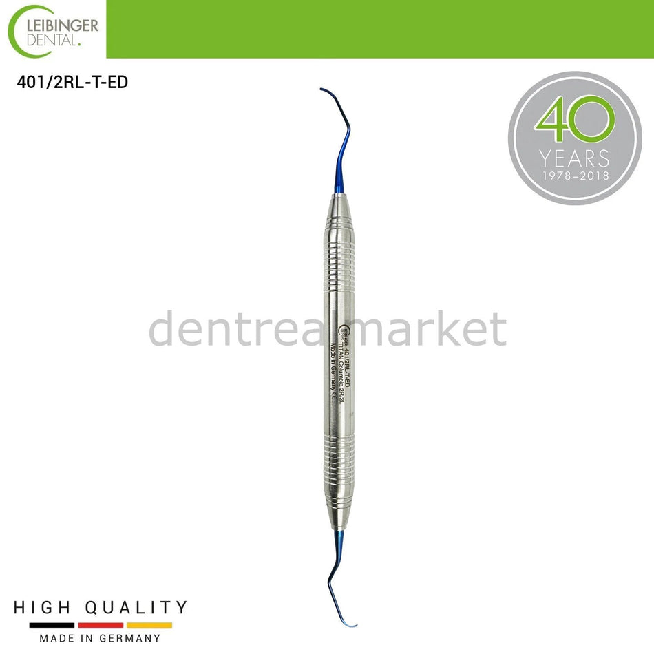 Titanium Curette - Implant Cleaning Curette 2RL-T-ED