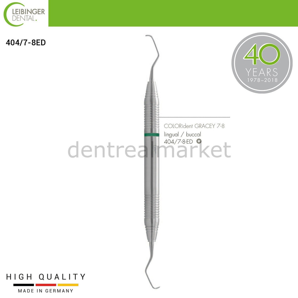 COLORident Gracey Curette 7-8 Lingual, Buccal - Periodontal Curette