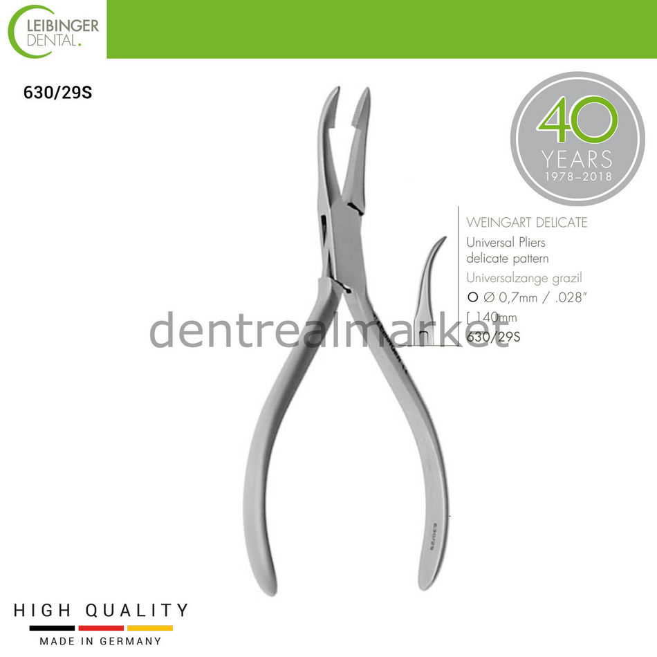 Orthodontic Weingart Delicate Universal Pliers - 140 mm