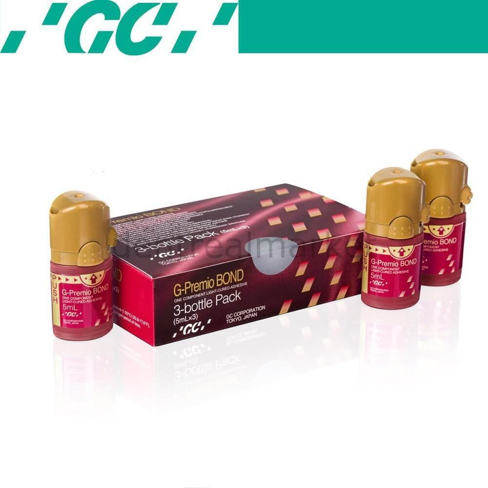 DentrealStore - Gc Dental 3*5 ml Offer G-Premio Bond - Light-Cured Universal Dental Adhesive