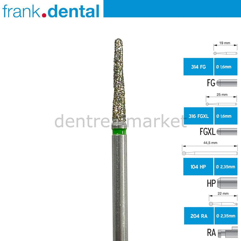 Lindeman Surgical Bur Diamond Osteotome Bur