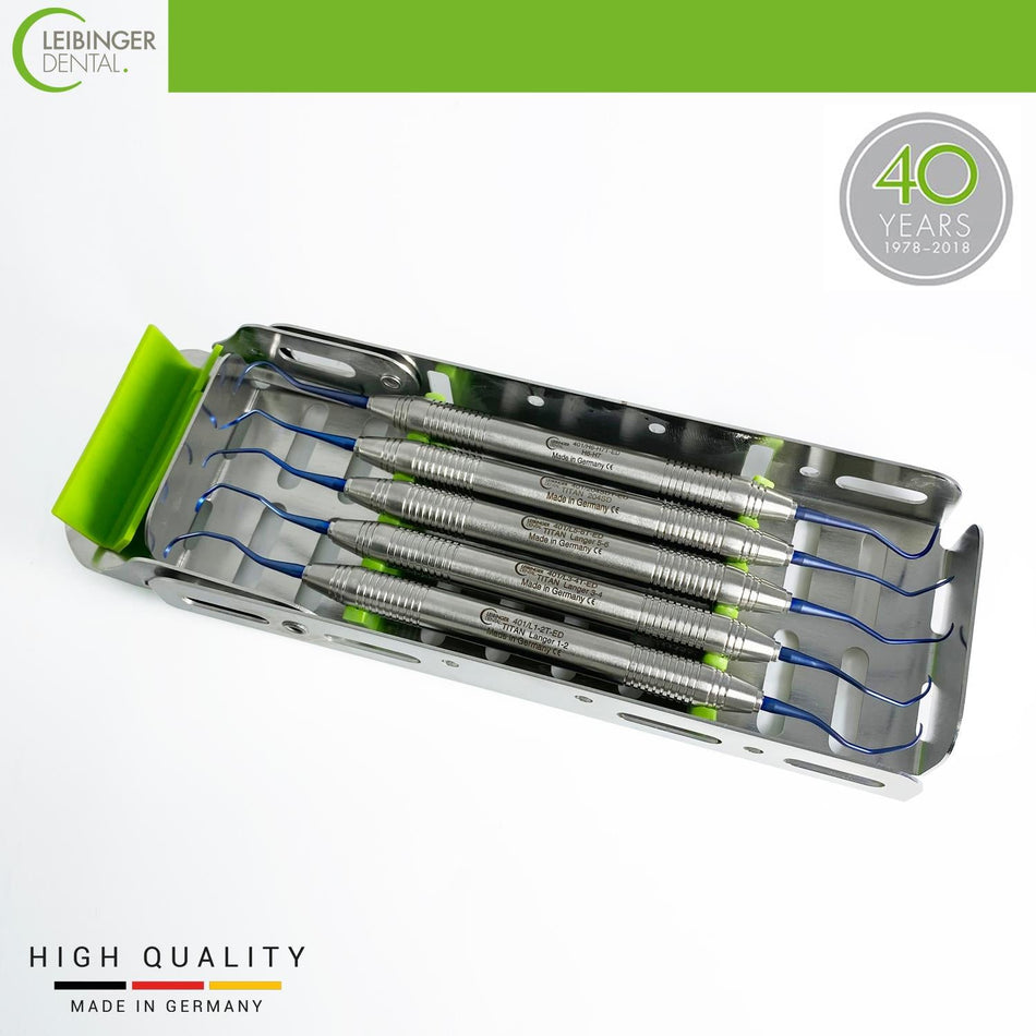 Titanium Implant Removal Curette Set FULL